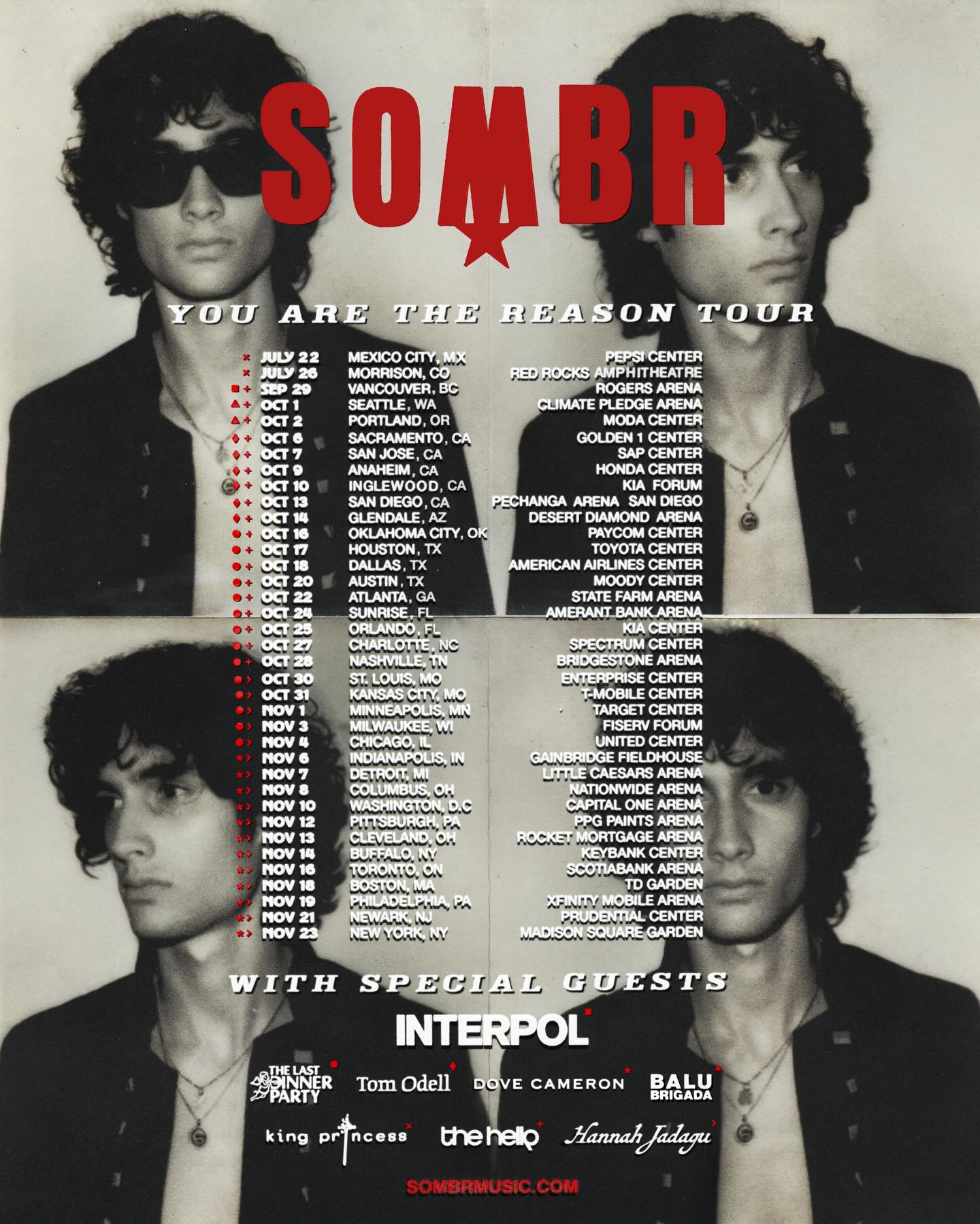 The Hellp You Are The Reason Tour Poster 2026